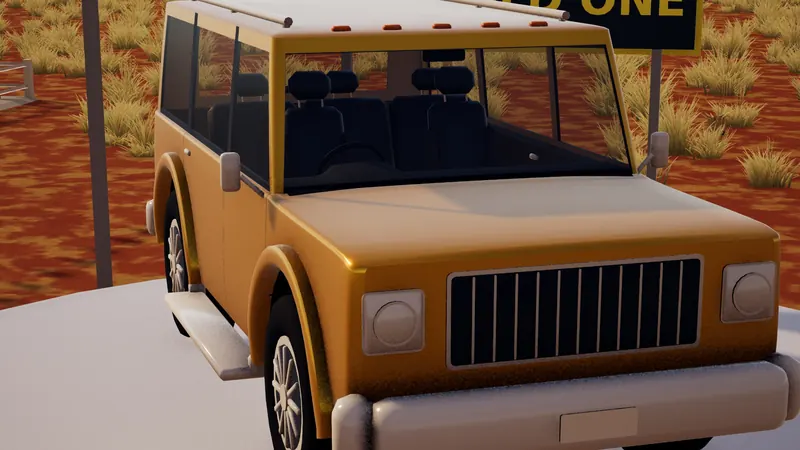 The gold one, a million dollars drive away